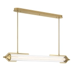 Lampa wyspowa Espada – Złoty QN-ESPADA-LP-BG Elstead Lighting