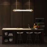 Lampa wyspowa Espada – Złoty QN-ESPADA-LP-BG Elstead Lighting