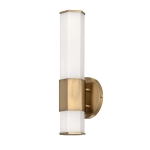 kinkiecik.pl Kinkiet LED Facet – Stary mosiądz QN-FACET-LED1-HB-BATH Elstead Lighting