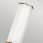 Kinkiet LED Facet – Stary mosiądz QN-FACET-LED1-HB-BATH Elstead Lighting