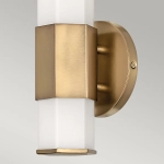 Kinkiet LED Facet – Stary mosiądz QN-FACET-LED1-HB-BATH Elstead Lighting