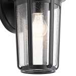 Duży kinkiet Fairfield – 1 źródło światła – Czarny QN-FAIRFIELD-L-BK Elstead Lighting
