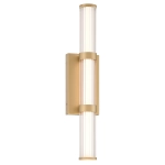 Średni kinkiet LED Fayton – Matowe złoto QN-FAYTON-M-BG Elstead Lighting