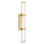 Średni kinkiet LED Fayton – Matowe złoto QN-FAYTON-M-BG Elstead Lighting