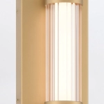 Średni kinkiet LED Fayton – Matowe złoto QN-FAYTON-M-BG Elstead Lighting