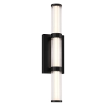 Średni kinkiet LED Fayton – Matowa czerń QN-FAYTON-M-BK Elstead Lighting
