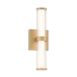 Mały kinkiet LED Fayton – Matowe złoto QN-FAYTON-S-BG Elstead Lighting