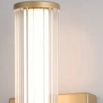 Mały kinkiet LED Fayton – Matowe złoto QN-FAYTON-S-BG Elstead Lighting