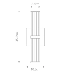 Mały kinkiet LED Fayton – Matowa czerń QN-FAYTON-S-BK Elstead Lighting
