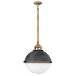 kinkiecik.pl Lampa wisząca Fletcher – 3 źródła światła QN-FLETCHER-P-L-AZ Elstead Lighting