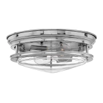 kinkiecik.pl Plafon Hadrian – 2 źródła światła – Przezroczyste szkło – Chrom QN-HADRIAN-FS-CM-CLEAR Elstead Lighting