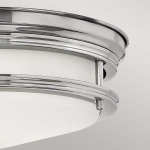 Plafon Hadrian – 2 źródła światła – Szkło opalowe – Chrom QN-HADRIAN-FS-CM-OPAL Elstead Lighting