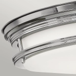 Plafon Hadrian – 2 źródła światła – Szkło opalowe – Chrom QN-HADRIAN-FS-CM-OPAL Elstead Lighting
