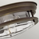 Plafon Hadrian – 2 źródła światła – Przezroczyste szkło – Olejowany brąz QN-HADRIAN-FS-OZ-CLEAR Elstead Lighting
