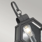 Mały kinkiet Heath – 1 źródło światła – Cętkowana czerń QN-HEATH-S-MB Elstead Lighting