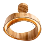 Średnia lampa wisząca LED Horizon QN-HORIZON-RING-LED-60-TEAK Elstead Lighting