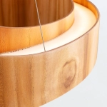 Średnia lampa wisząca LED Horizon QN-HORIZON-RING-LED-60-TEAK Elstead Lighting