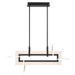Mała lampa wyspowa Inizio – Matowa czerń QN-INIZIO-LP-S-BK Elstead Lighting