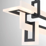 Mała lampa wyspowa Inizio – Matowa czerń QN-INIZIO-LP-S-BK Elstead Lighting