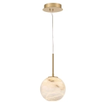 Mała lampa wisząca Kepler – 1 źródło światła QN-KEPLER-1P-S-BG Elstead Lighting