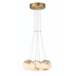 Duża lampa wisząca Kepler – 7 źródeł światła QN-KEPLER-7P-BG Elstead Lighting