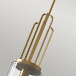 Lampa wisząca Kimrose – 1 źródło światła – Szczotkowany naturalny mosiądz QN-KIMROSE-MP-BNB Elstead Lighting