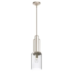 kinkiecik.pl Lampa wisząca Kimrose – 1 źródło światła – Polerowany nikiel QN-KIMROSE-MP-PN Elstead Lighting