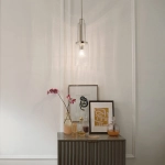 Lampa wisząca Kimrose – 1 źródło światła – Polerowany nikiel QN-KIMROSE-MP-PN Elstead Lighting