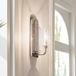 Kinkiet Kimrose – 1 źródło światła – Polerowany nikiel QN-KIMROSE1-PN Elstead Lighting
