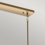 Lampa wisząca Kimrose – 10 źródeł światła – Szczotkowany naturalny mosiądz QN-KIMROSE10-BNB Elstead Lighting