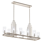 kinkiecik.pl Lampa wisząca Kimrose – 10 źródeł światła – Polerowany nikiel QN-KIMROSE10-PN Elstead Lighting