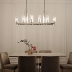 Lampa wisząca Kimrose – 10 źródeł światła – Polerowany nikiel QN-KIMROSE10-PN Elstead Lighting