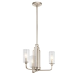kinkiecik.pl Żyrandol Kimrose – 3 źródeł światła – Polerowany nikiel QN-KIMROSE3-PN Elstead Lighting