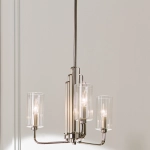 Żyrandol Kimrose – 3 źródeł światła – Polerowany nikiel QN-KIMROSE3-PN Elstead Lighting