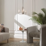 Żyrandol Kimrose – 3 źródeł światła – Polerowany nikiel QN-KIMROSE3-PN Elstead Lighting