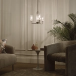 Żyrandol Kimrose – 3 źródeł światła – Polerowany nikiel QN-KIMROSE3-PN Elstead Lighting