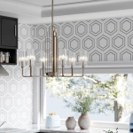 Żyrandol Kimrose – 6 źródeł światła – Polerowany nikiel QN-KIMROSE6-PN Elstead Lighting