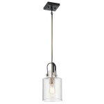 kinkiecik.pl Lampa wisząca Kitner – 1 źródło światła – Polerowany nikiel QN-KITNER-P-PN Elstead Lighting