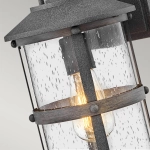 Mała latarnia naścienna Lakehouse – 1 źródło światła QN-LAKEHOUSE2-S-DZ IP44 Elstead Lighting