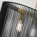 Lampa wisząca Linara – 5 źródeł światła QN-LINARA-ISLE-BK Elstead Lighting