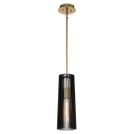 kinkiecik.pl Lampa wisząca Linara – 1 źródło światła QN-LINARA-P-BK Elstead Lighting