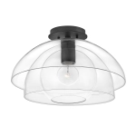 Lampa wisząca/ Półplafon Lotus – 1 źródło światła – Czarna QN-LOTUS-P-BLK Elstead Lighting