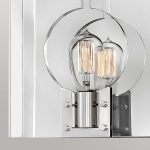 Kinkiet Ludlow – 1 źródło światła – Polerowany nikiel QN-LUDLOW1-PN Elstead Lighting