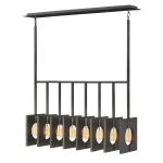 kinkiecik.pl Lampa wisząca Ludlow – 8 źródeł światła – Grafit QN-LUDLOW8-GR Elstead Lighting