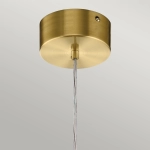 Mała lampa wisząca LED Moonlit – Szampańskie złoto QN-MOONLIT-P-CG Elstead Lighting