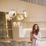 Żyrandol Nottingham – 5 źródeł światła QN-NOTTINGHAM-5P-AB Elstead Lighting