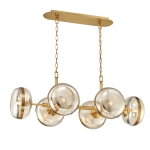 Lampa wyspowa Nottingham – 6 źródeł światła QN-NOTTINGHAM-6LP-AB Elstead Lighting