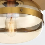 Mały plafon Nottingham – 1 źródło światła QN-NOTTINGHAM-F-S-AB Elstead Lighting