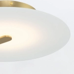 Średni plafon / kinkiet Nuvola – Złoty QN-NUVOLA-F-M-BG Elstead Lighting