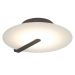 Średni plafon / kinkiet Nuvola – Matowa czerń QN-NUVOLA-F-M-BK Elstead Lighting